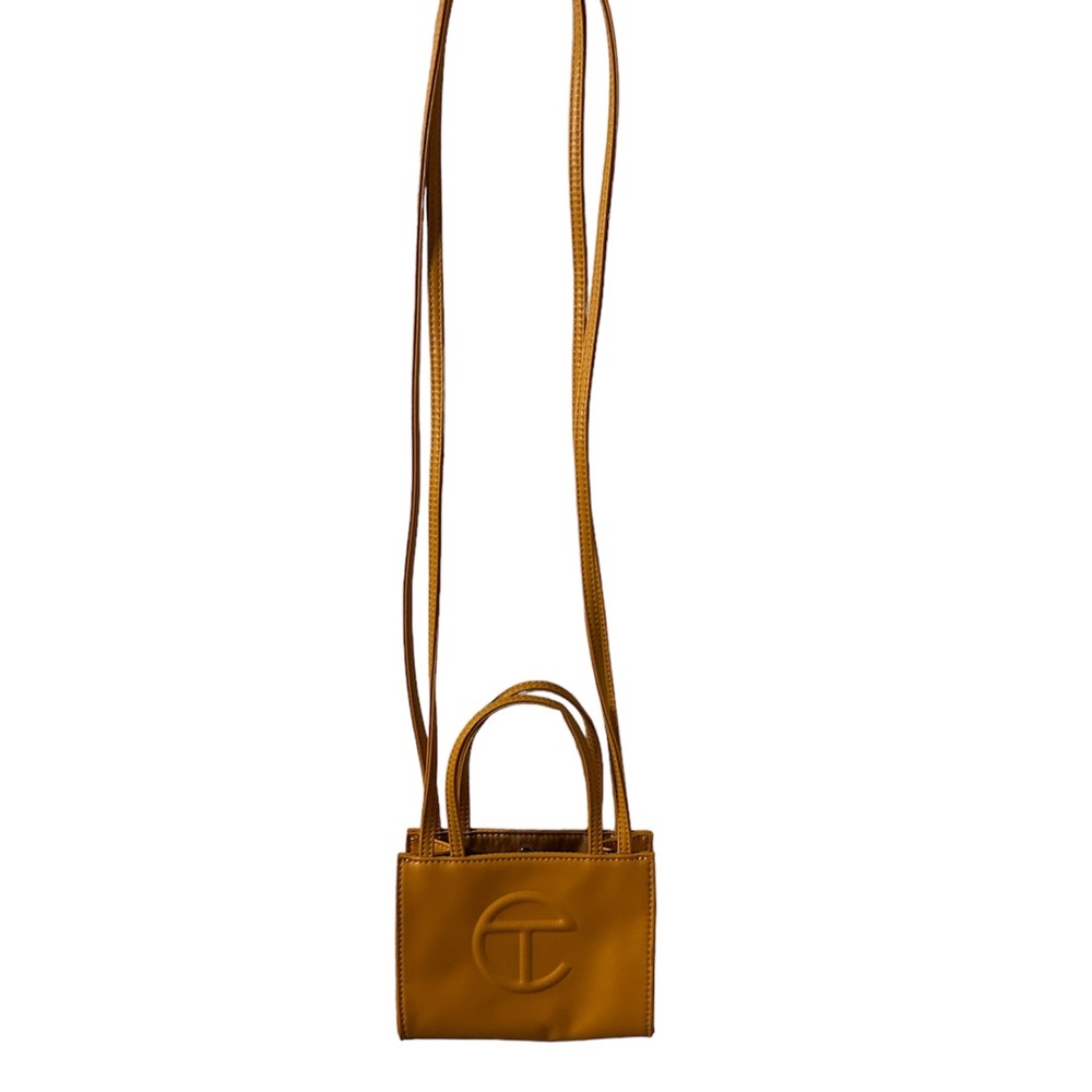Small Mustard Telfar bag. Authentic.